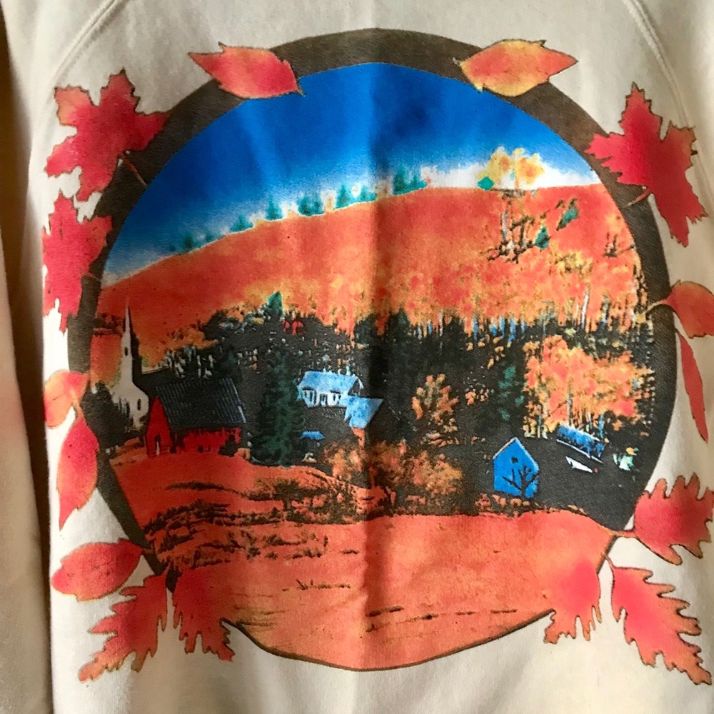 Like new vintage printed sweatshirt - Picture 4 of 5